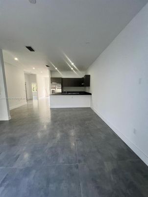 Empty room, Interior, Kitchen, Recessed Lighting