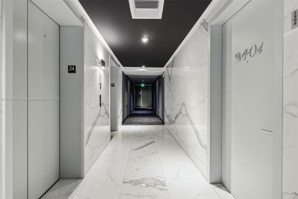 Interior, Marble, Marble Walls, Recessed Lighting