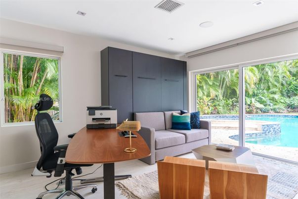 Home Office, Interior, Recessed Lighting
