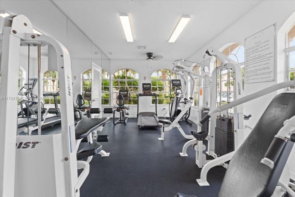 Fitness Equipment, Gym, Interior