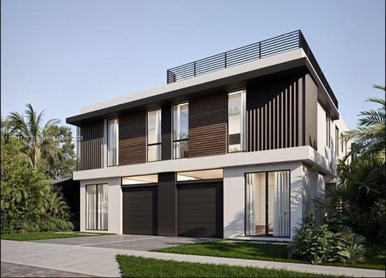 Attached, Exterior, Facade, Modern