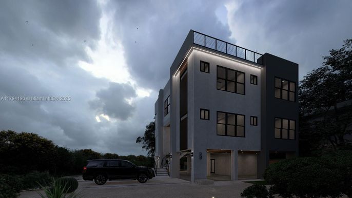 Exterior, Facade, Modern