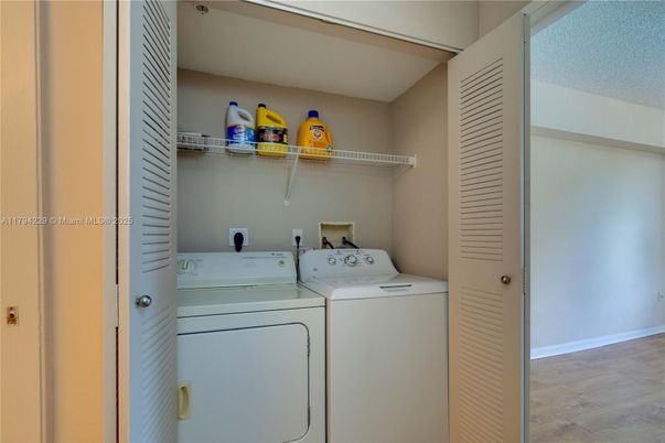 Interior, Utility Closets, Washer, Wood Texture Flooring
