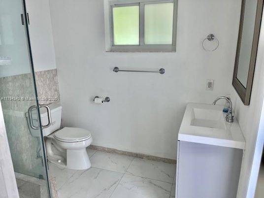 Bathroom, Glass Shower, Interior, Marble