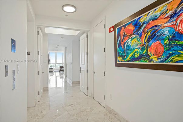 Interior, Marble, Recessed Lighting
