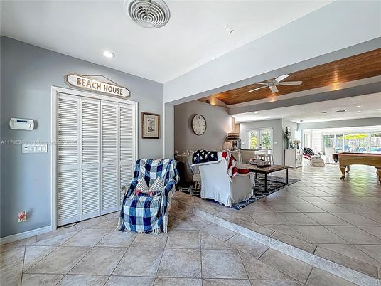 Billiard Table, Game Room, Interior, Living room, Recessed Lighting, Wooden Ceilings