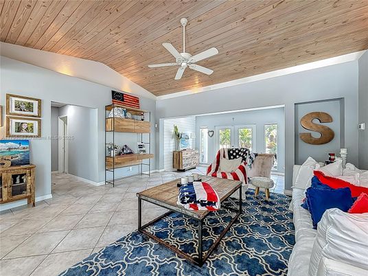 Interior, Living room, Recessed Lighting, Wooden Ceilings