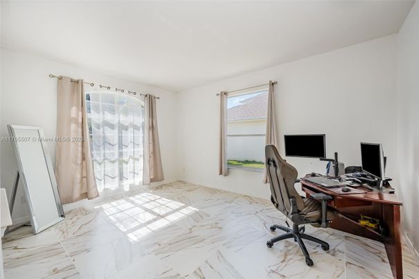 Home Office, Interior, Marble