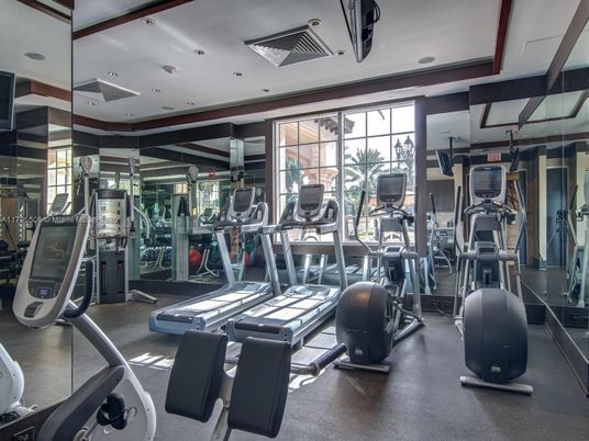 Fitness Equipment, Gym, Interior, Recessed Lighting