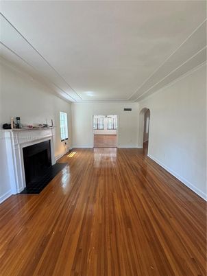 Empty room, Fireplace, Interior, Wood Texture Flooring