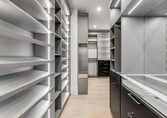 Interior, Recessed Lighting, Walk-in Closets, Wood Texture Flooring