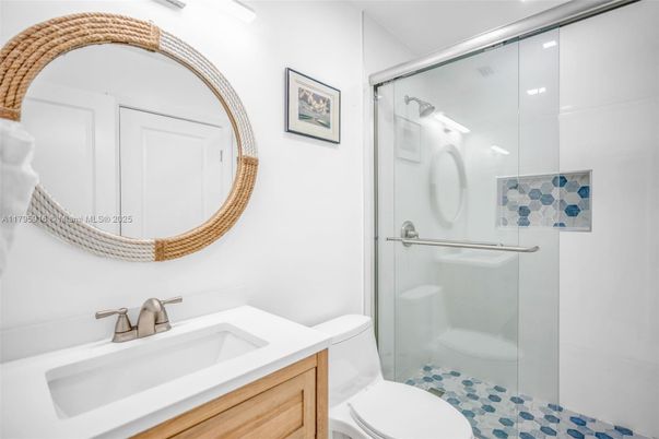 Bathroom, Glass Shower, Interior