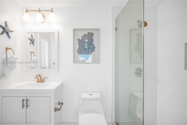 Bathroom, Glass Shower, Interior