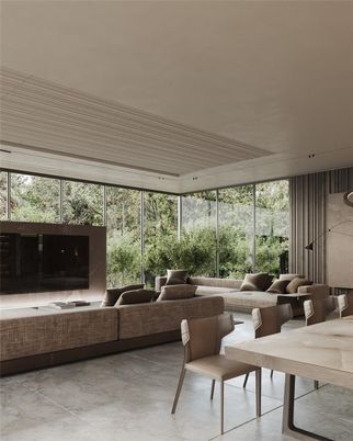 Interior, Living room, Marble