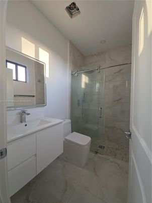 Bathroom, Glass Shower, Interior, Marble, Marble Walls