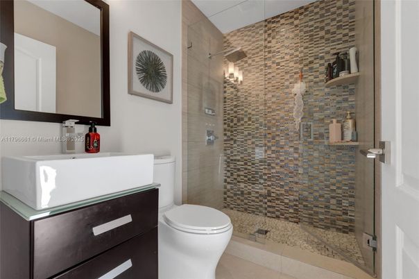 Bathroom, Glass Shower, Interior