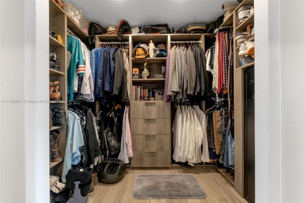 Interior, Walk-in Closets, Wood Texture Flooring
