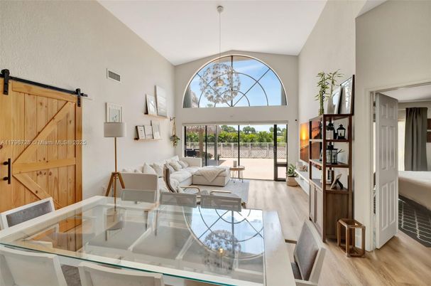 Dining room, Interior, Living room, Pendant Lights, Wood Texture Flooring