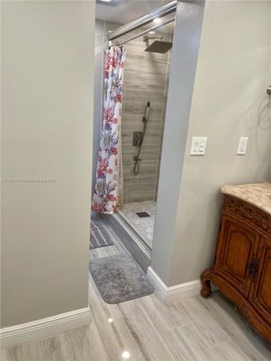 Bathroom, Interior, Wood Texture Flooring