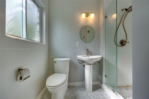 Bathroom, Glass Shower, Interior
