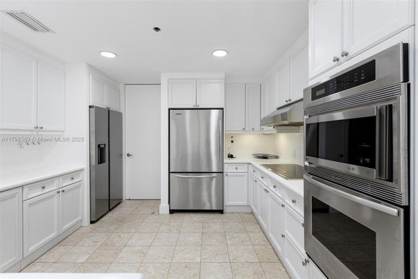 Interior, Kitchen, Recessed Lighting, Stainless Steel Appliances