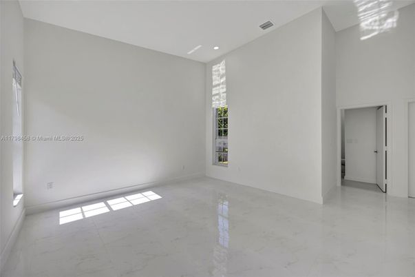 Empty room, Interior, Marble, Recessed Lighting