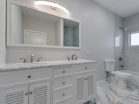 Bathroom, Dual Sink Vanities, Interior, Marble