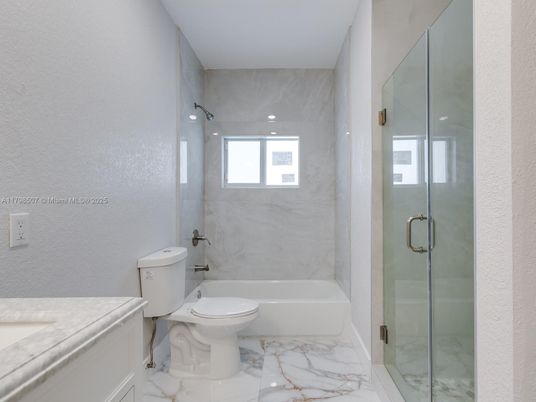Bathroom, Glass Shower, Interior, Marble, Marble Walls