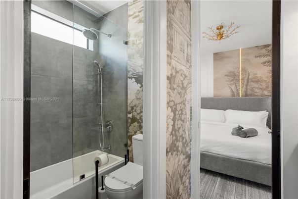 Bathroom, Bedroom, Glass Shower, Interior