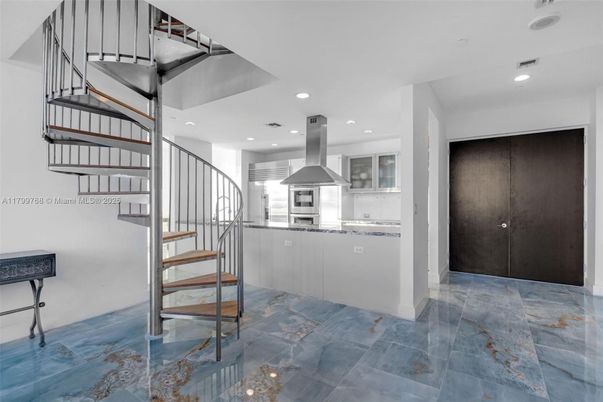 Interior, Kitchen, Recessed Lighting, Stainless Steel Appliances