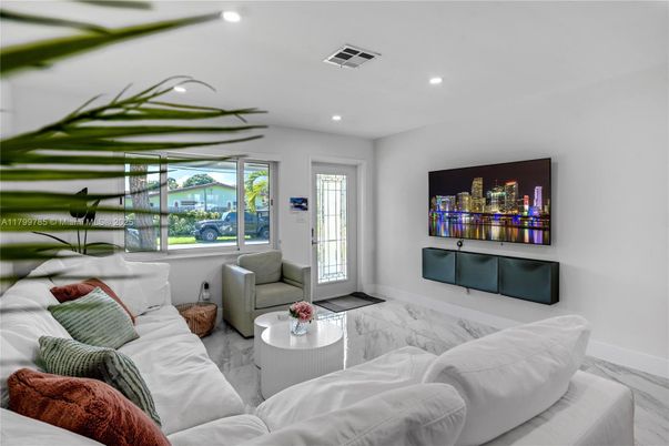 Interior, Living room, Marble, Recessed Lighting