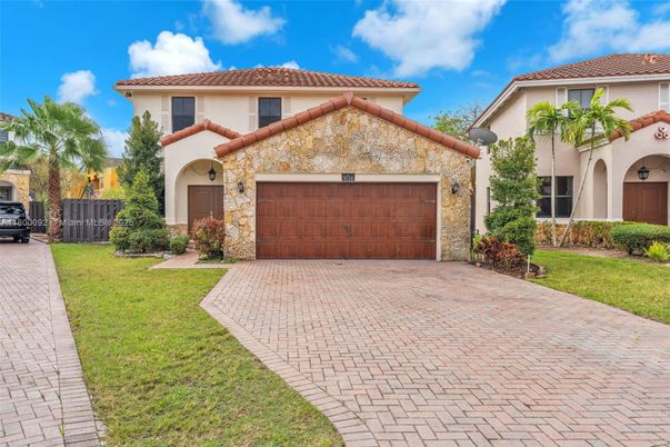 Attached, Backyard, Exterior, Facade, Mediterranean