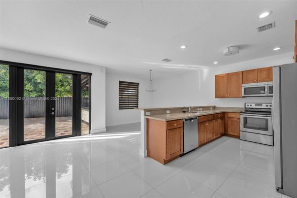 Interior, Kitchen, Recessed Lighting, Stainless Steel Appliances