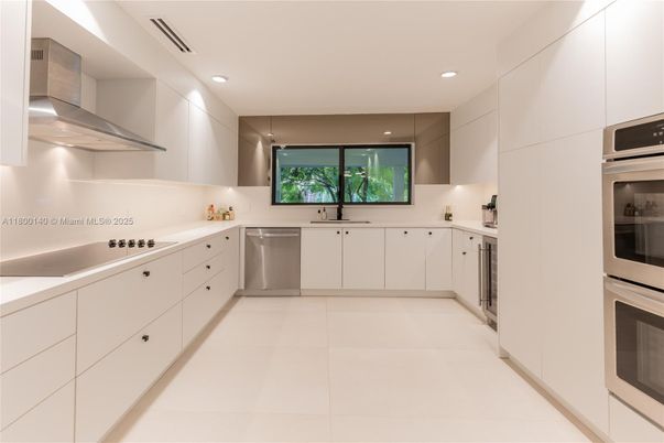 Interior, Kitchen, Recessed Lighting, Stainless Steel Appliances