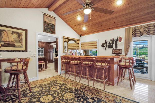 Interior, Kitchen, Recessed Lighting, Wooden Ceilings