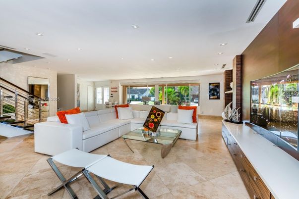 Interior, Living room, Recessed Lighting
