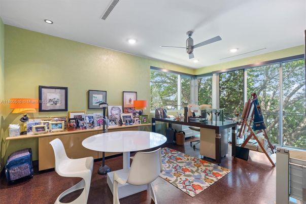 Home Office, Interior, Recessed Lighting