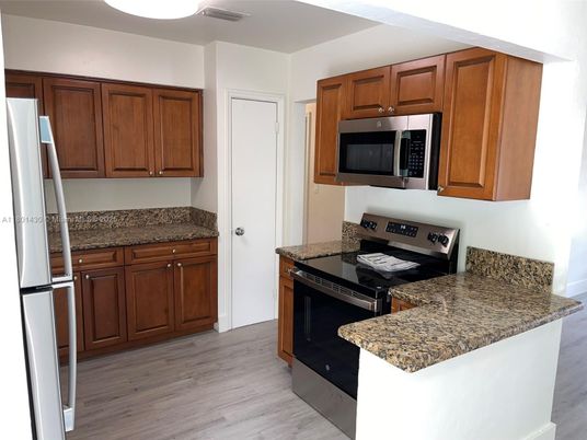 Interior, Kitchen, Wood Texture Flooring