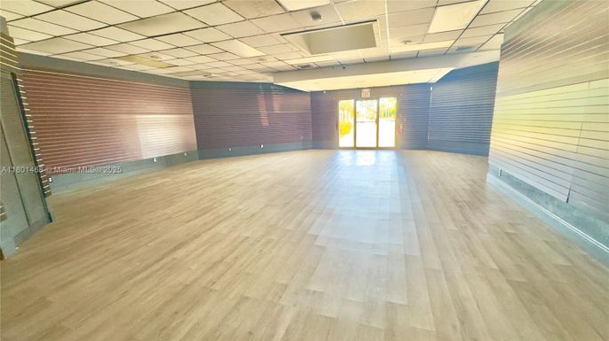 Empty room, Interior, Stone Walls, Wood Texture Flooring