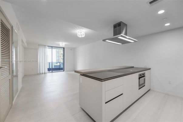 Chandelier, Interior, Kitchen, Recessed Lighting, Wood Texture Flooring