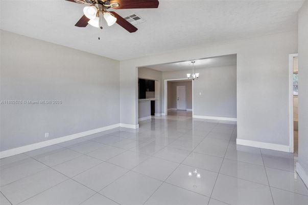 Chandelier, Empty room, Interior