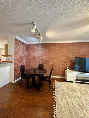 Dining room, Interior, Stone Walls, Wood Texture Flooring