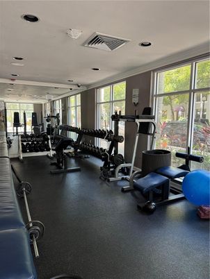 Fitness Equipment, Gym, Interior, Recessed Lighting