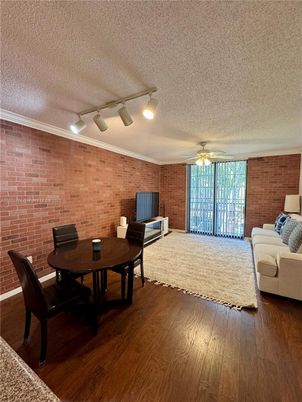 Dining room, Interior, Stone Walls, Wood Texture Flooring