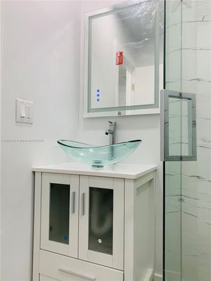 Bathroom, Glass Shower, Interior, Marble Walls