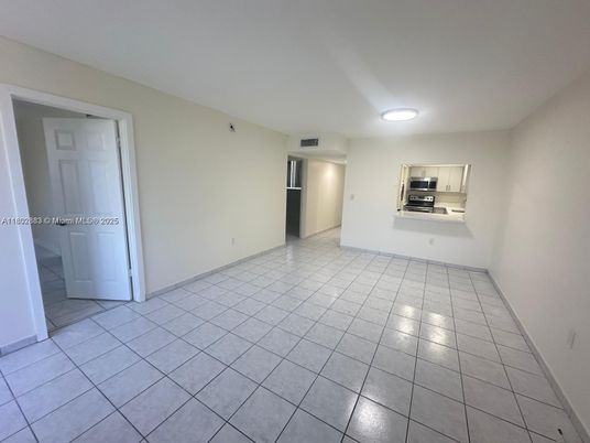 Empty room, Interior, Kitchen, Stainless Steel Appliances