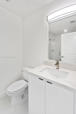 Bathroom, Interior, Marble, Recessed Lighting