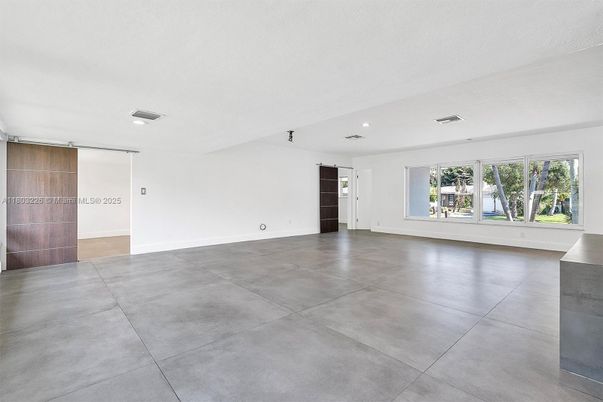 Empty room, Fireplace, Interior, Recessed Lighting