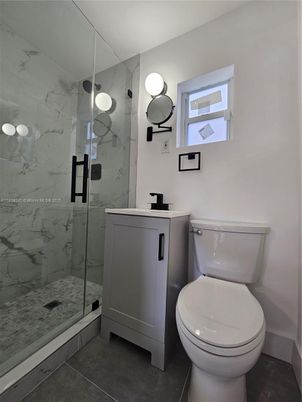 Bathroom, Glass Shower, Interior, Marble Walls