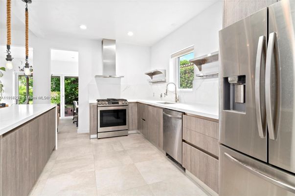 Interior, Kitchen, Recessed Lighting, Stainless Steel Appliances